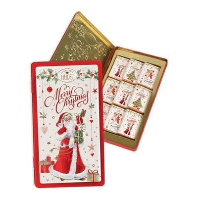 Golden chocolate Neapolitan gift box