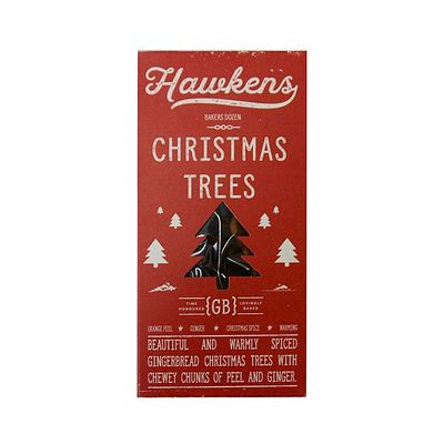 Galletas árboles de Navidad de Hawken